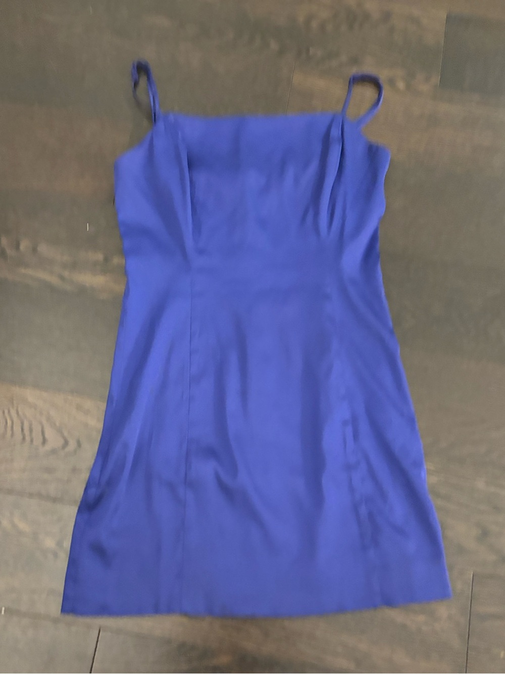Babaton TEN Cobalt Blue Slip Mini Dress